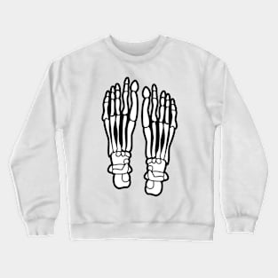 Skeleton Feet Crewneck Sweatshirt